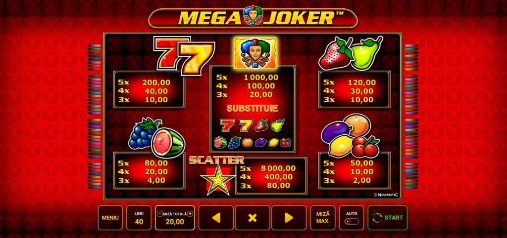 Simboluri Mega Joker