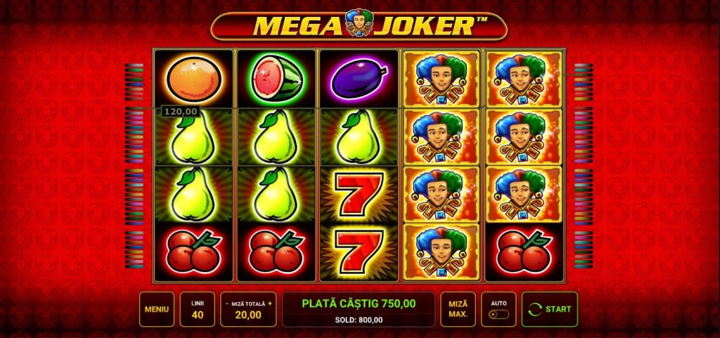 Castig mare la Mega Joker Novomatic
