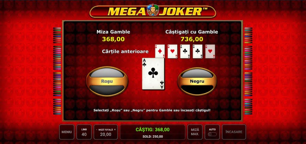 Dublaje Novomatic Mega Joker
