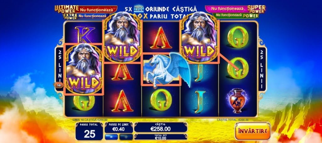King of Olympus bonus wild jackpot