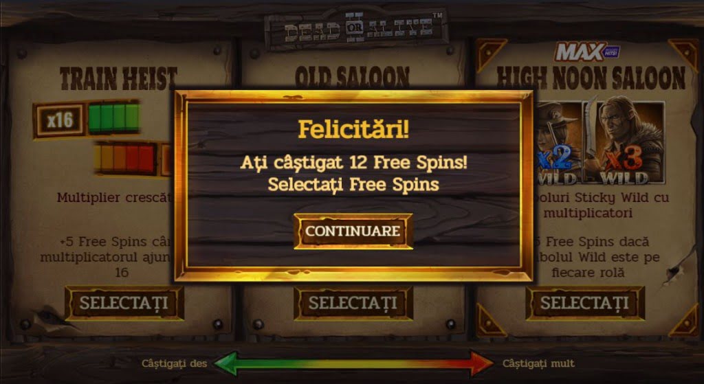 rotiri gratuite netent dead or alive 2