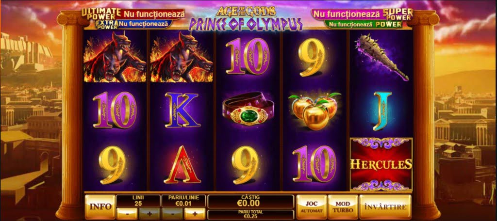 primul ecran prince of olympus