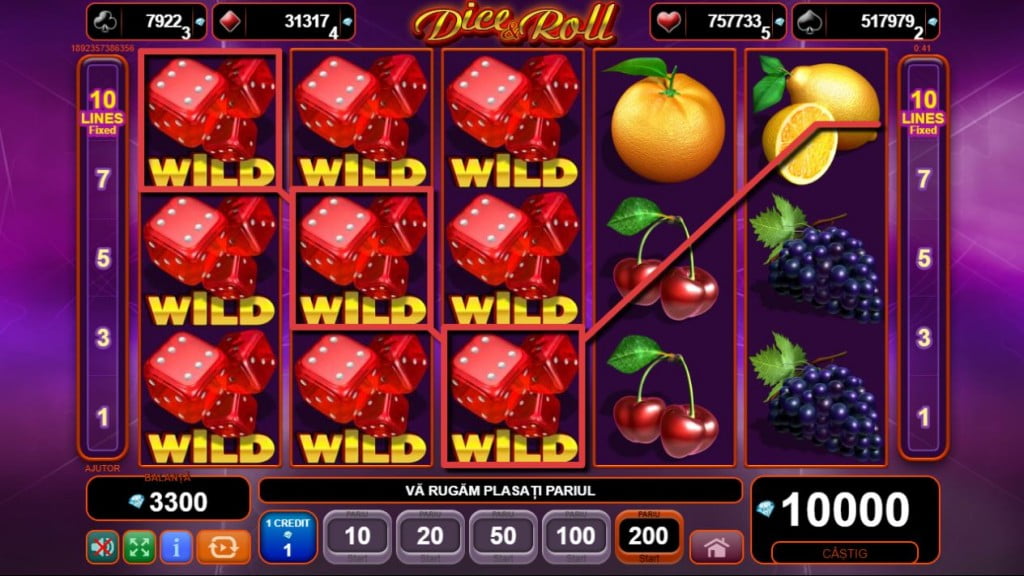 mega castig la dice & roll