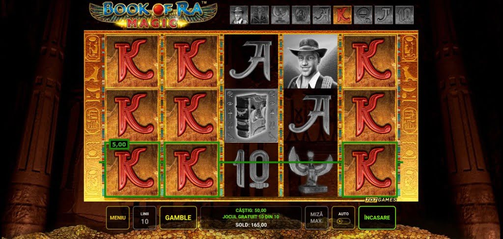 Castig runde bonus Book of Ra Magic