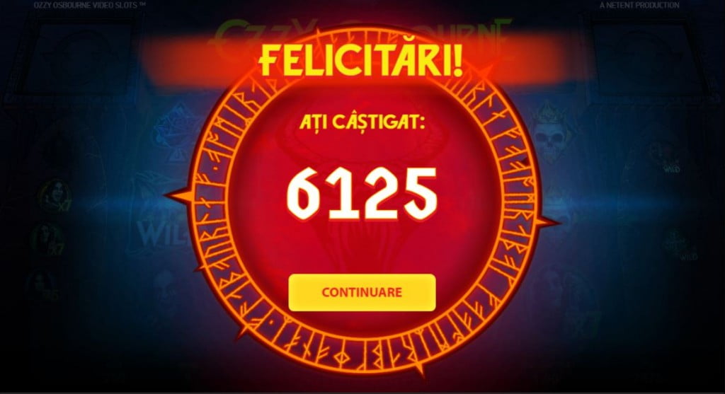 Castig rotiri gratuite NetEnt - Ozzy Osbourne