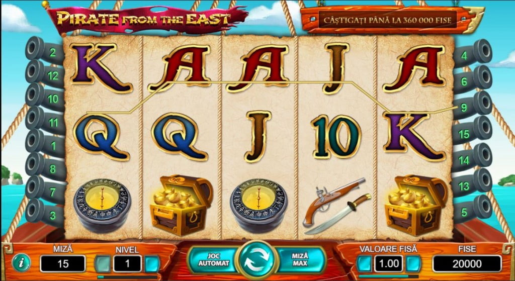 Panou NetEnt - Pirate from the East