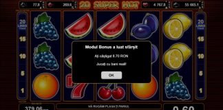 castig din rotiri gratuite la 20 super hot