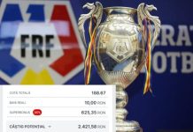 Biletul play-off-ului Cupei României: cotă 200.50 și bonus 30%